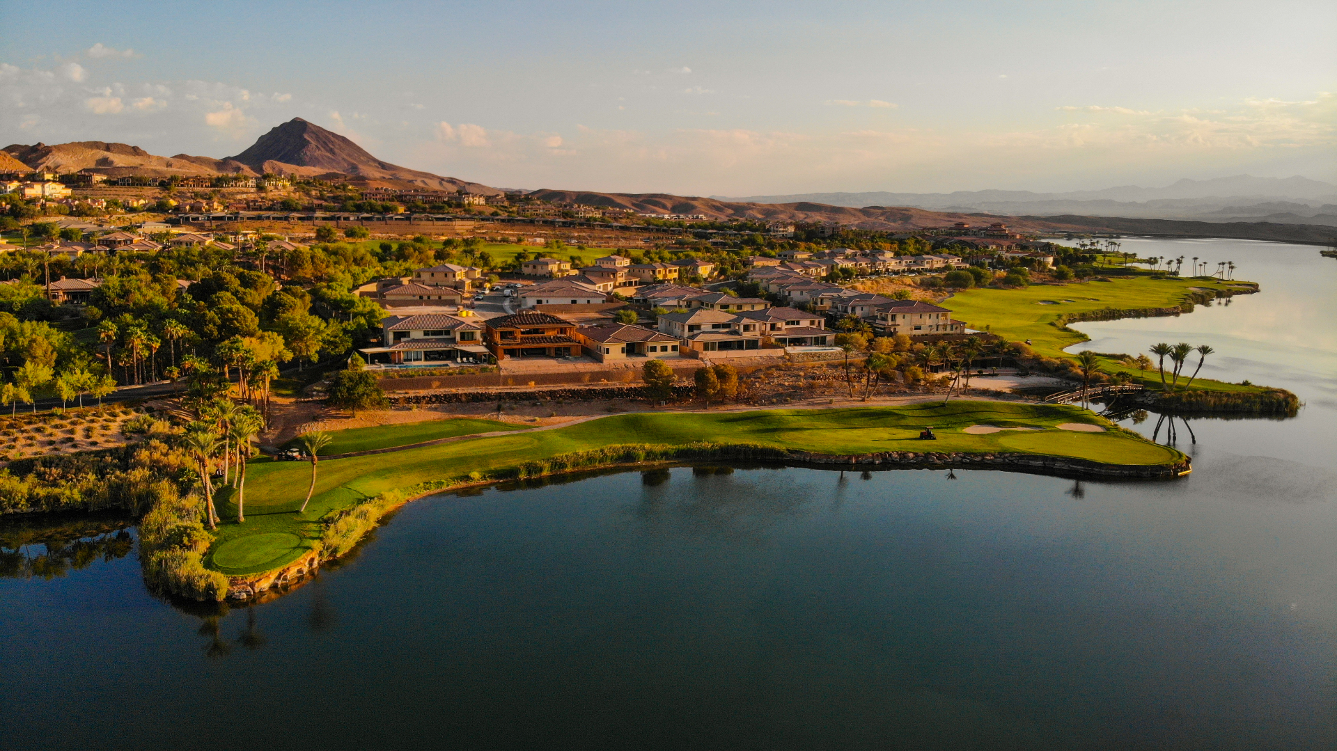Lake Las Vegas at first light